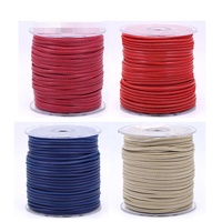 Cordon en cuir de mouton cousu de première qualité BMZ 2026, 3 mm, véritable cuir d'agneau pour la fabrication de bijoux