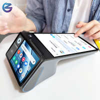 Terminal de point de vente Android à double écran Z108, écran tactile 8"+3.95" pour la commande et le paiement en restaurant