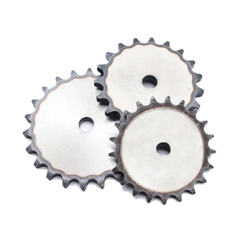 Good quality customized size teeth 06B 08B 10A 12A 16A 20A 24A Flat Wheel roller chain sprocket