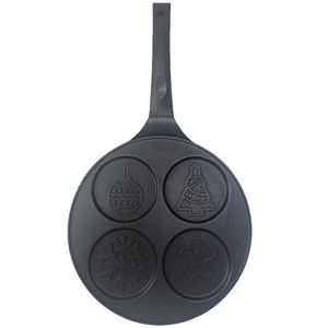Productos DE <span class=keywords><strong>SALUD</strong></span> Sartén grande y segura para huevos de <span class=keywords><strong>aluminio</strong></span>, sartén antiadherente con 4 tazas de revestimiento de granito para el desayuno de la cocina del hogar - Product Image 6