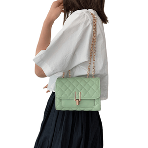 Casual Ladies <b>Mini</b> Flap Purse Woman Handbag with Chain Diamond Woman Cross Body Lock <b>Bag</b> <b>Black</b> Fashion <b>Bags</b> Wholesale - Product Image 1
