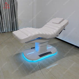 Camilla Eléctrica de Masaje Blanca de Lujo para Estética y Tratamientos Faciales en Salones de Belleza y Spas - Product Image 3