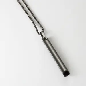 Meditatie Tool Mindful Ademhaling Ketting Bevordert Rust Door Herhaalde Ademhaling Wetenschap Ontspanning Hanger Ketting