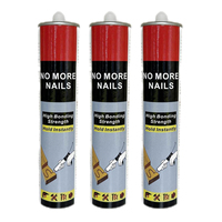 Colle adhésive ultra-résistante sans clous, ciment liquide, silicone, mastic pour PVC, construction et travail du bois, certifié ISO9001
