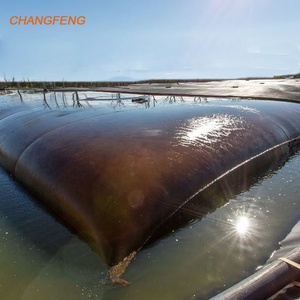 침식 방지 모래 슬러지 geobag 탈수 PP 짠 600g/sqm 해안 보호를위한 지오텍 스타일 지오 튜브 - Product Image 2