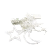 Guirlande lumineuse LED ciel étoilé, lune et étoiles, en acrylique, avec contrôleur, intensité réglable, étanche, pour décoration intérieure et extérieure