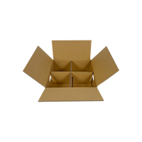 Boîte en carton directe d'usine Récipient d'expédition en carton ondulé Éponge Stratification mate emballée à plat disponible Grandes petites tailles