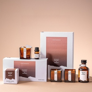 Bán Buôn Sang Trọng Sáp Đậu Nành Và Flameless Thơm Khuếch Tán Trong Nhà Nhà Thủ Công Thơm Nến Bộ Quà Tặng Cho Đám Cưới - Product Image 1