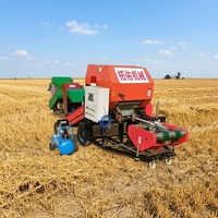 Machine Combinée Entièrement Automatique pour l'Ensilage et l'Emballage Agricole – Haute Productivité pour le Foin, le Maïs et la Paille