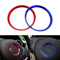Cubierta de anillos para decoración central de volante de coche, pegatinas para Mercedes Benz, GLE, CLA, GLA, W213, W246, W205, C117, 1 unidad