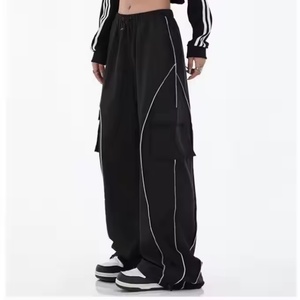 Pantalones de Verano para Mujer, Estilo Deportivo, 100% Nailon, Cintura Baja, Holgados, con Logotipo Personalizado, Precio Bajo, Gran Venta - Product Image 4