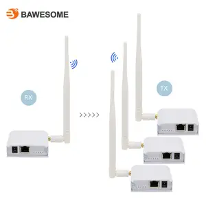 2.4Ghz 200M Draadloze Wifi Compatibele Extender Video Zender En Ontvanger 1 Tot 4 1080P Scherm Schakelaar Ondersteuning Batterij