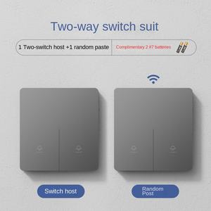 Interruptor de timbre inalámbrico de doble interruptor unipolar de doble lanzamiento con panel táctil, panel de PC, IP27, 240V/110V, aplicación EWeLink, vida útil de 500.000 ciclos - Product Image 5