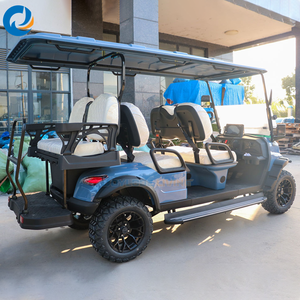 Voiturette de golf électrique 4 places (2+2) de nouvelle conception avec siège rabattable (plastique) - Product Image 2