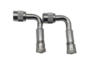 Estensione Valvola Pneumatico in Ottone 45/90/135 Gradi, Filettatura 8V1, Prolunga Valvola Americana per Auto, Moto, Monociclo - Product Image 4
