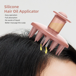 LOHAS New Silicone Root <strong>Applicator</strong> Bottle <strong>Scalp</strong> Massager for Hair Growth Essential Oil <strong>Scalp</strong> Treatment Hair Oil <strong>Applicator</strong> - Product Image 1