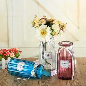 Centerpiece Decorative Colored Clear Glass <strong>Flower</strong> <strong>Vase</strong>/Glass <strong>Vase</strong> - Product Image 2