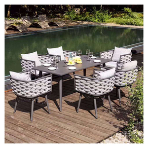 Conjunto de <span class=keywords><strong>Muebles</strong></span> de Jardín <span class=keywords><strong>para</strong></span> Patio, Mesa y Sillas de Exterior, 3 Piezas, Conjunto de <span class=keywords><strong>Muebles</strong></span> de Ratán Compacto <span class=keywords><strong>para</strong></span> Balcón Pequeño - Product Image 3