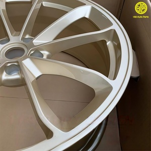 Rines de Aleación de Aluminio Forjado de Alta Calidad en Oro Champán de 18-24 Pulgadas, Personalizados, 5X130 5X120 5X112 para Porsche 981 991 992 GT4 GT3 - Product Image 3