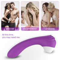 Damen Silikon G-Punkt Klitoris Nippel Sauger Vibrator 9 Vibrationsmodi USB Aufladbar Wasserdicht IPX7 für Vaginale Massage