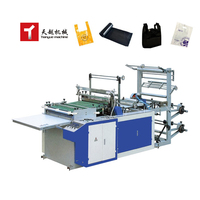 Tianyue 380V/220V chine Taiwan automatique Shopping en plastique T-Shirt sac faisant la Machine prix pas cher sac en plastique Machine d'emballage