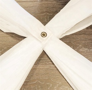 Tissu de fond de scène en mousseline personnalisé pour plafond en arche, idéal pour la location d'événements, mariages et banquets en hôtel - Product Image 4