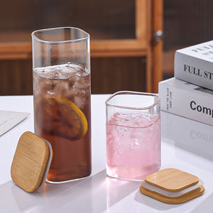 Frascos <span class=keywords><strong>de</strong></span> Vidrio Modernos y Ecológicos <span class=keywords><strong>de</strong></span> 350 ml, Tapas Herméticas <span class=keywords><strong>de</strong></span> Bambú Transparente, <span class=keywords><strong>Bonitos</strong></span> Recipientes <span class=keywords><strong>de</strong></span> Almacenamiento para <span class=keywords><strong>Cocina</strong></span>, Juego para Alimentos y Agua - Product Image 3