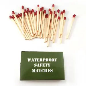 Manufacturer direct sales supply of waterproof matches outdoor emergency matches survival equipment ignition tool safety matches