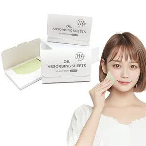 Factory Direct Sale 100 Sheets/Box Facial Absorbing Oil Blotting Paper Portable Oil Control Blotting Tissue