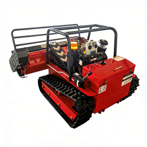 Cortacésped RC de gasolina de 800 mm con orugas, <span class=keywords><strong>tractor</strong></span> cortacésped de giro cero, repuesto para cortacésped RC, gasolina, para estadios, campos de golf, corte de grandes áreas - Product Image 2