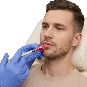 CONPUVON High <span class=keywords><strong>Derm</strong></span> Bacio Lip Face Infusion Bar 30G 0.5mm Acier inoxydable Plastique Écologique Imperméable Rouleau Derma jetable - Product Image 3