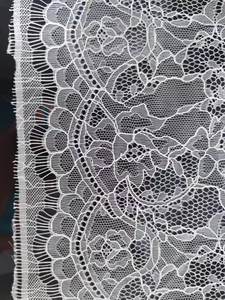 刺繍シルクメッシュ生地レース中国2024ウェディングドレス生地模様レース用イブニングドレス - Product Image 3