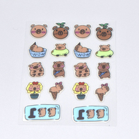 Patch anti-acné hydrocolloïde en forme de capybara de dessin animé, formule sûre, pour la beauté et les soins personnels, couvre les boutons et les imperfections du visage