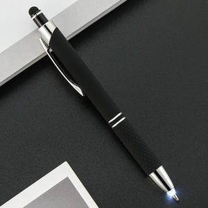 Stylo à bille en métal de bonne qualité avec écran tactile capacitif, lumière LED multifonction, logo - Product Image 6