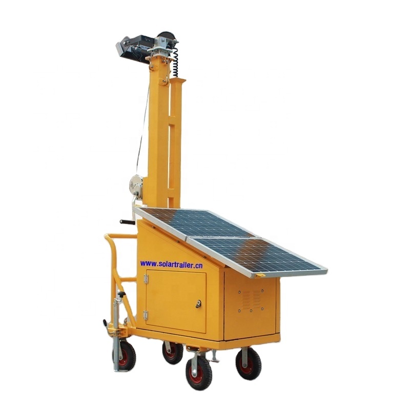 Guaranteed Quality Unique Surveillance Trailer Solar Cctv New Trend Product Mobile Solar Cctv Trailer
