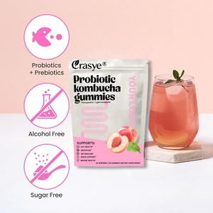 Gummies de kombucha probiotiques personnalisables OEM/ODM avec supplément de probiotiques pour les adultes, contre les ballonnements et la santé intestinale - Sans OGM - Product Image 5