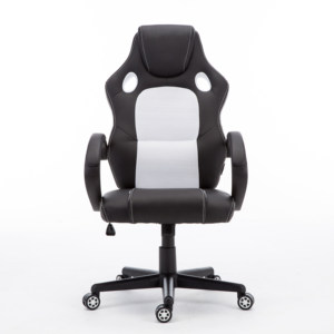 Chaise ergonomique en cuir PU personnalisée OEM style course avec dossier réglable pivotant confortable chaise de jeu - Product Image 1