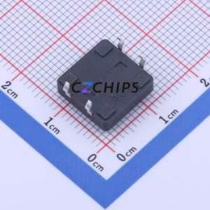 GT-TC152B-H043-L1 Tactile Switch Through hole-4P,12x12mm Switch Single Pole Single Throw Round Button 2.5N Through Hole - Product Image 2