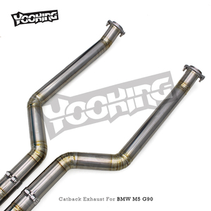 Scarico Valvetronic per <span class=keywords><strong>BMW</strong></span> M5/M6 G90/G99 LCI 4.4T silenziatore Catback titanio 2024-2025 con componente motore con valvola - Product Image 2