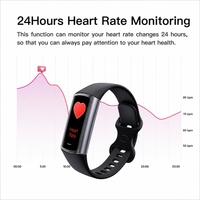 Gelang Pintar AMOLED Layar Sentuh Monitor Detak Jantung Tahan Air IP67 Pelacak Kebugaran Analisis Kesehatan AI Gelang Olahraga