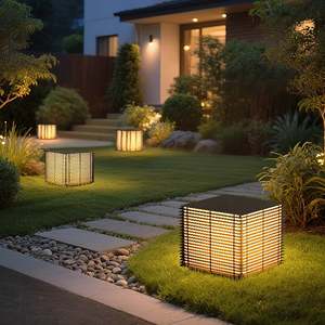 Lámpara de Jardín Moderna para Exteriores, de Acero Inoxidable y Acrílico, Impermeable IP65, para Patio, Villa, Lámpara de Poste Arquitectónica - Product Image 4