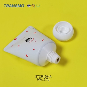 Tube vide pour crème pour les mains 30 ml – Vente en gros – Tubes carrés en plastique à presser pour nettoyant visage et crème pour les mains - Product Image 4