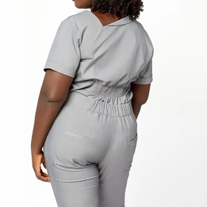 Qualité supérieure assurer le confort et la respirabilité hôpital gommages uniforme survêtement pantalon mode manches courtes gommages uniformes ensembles - Product Image 3