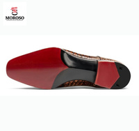 Chaussures Derby Alligator Retro Couleur frottée Goodyear Fashion Alligator Semelle extérieure en cuir véritable Pointed Height Increasing Piano