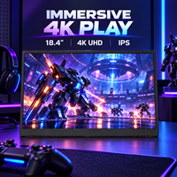 Écran portable 4K UHD IPS de 18,4 pouces pour une expérience de jeu immersif sur ordinateur de bureau