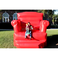 Canapé gonflable géant Fauteuil gonflable personnalisé Canapé-lit Red Air Fauteuil de plage Modèle de canapés gonflables pour salon piscine