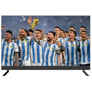 中国の55インチスマートアンドロイド液晶LEDテレビ工場安いフラット4k最高のスマートHD LEDテレビ