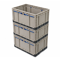 Cassa Pieghevole Robusta 600x400x230mm Standard UE - Contenitore Logistico Salvaspazio per Pallet Europei
