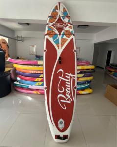 แพดเดิลบอร์ด PF OEM ขายส่ง ขนาด 11'*33"*6" สำหรับเล่นน้ำ เล่นเซิร์ฟ แบบพองลม รุ่น DR08/3 ขายดี - Product Image 1