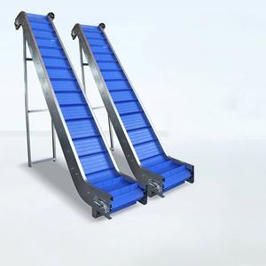 نظام ناقل حزامي بلاستيكي عالي الكفاءة، متين للنقل المائل والمنحدر للصناديق والزجاجات والطرود - Product Image 2